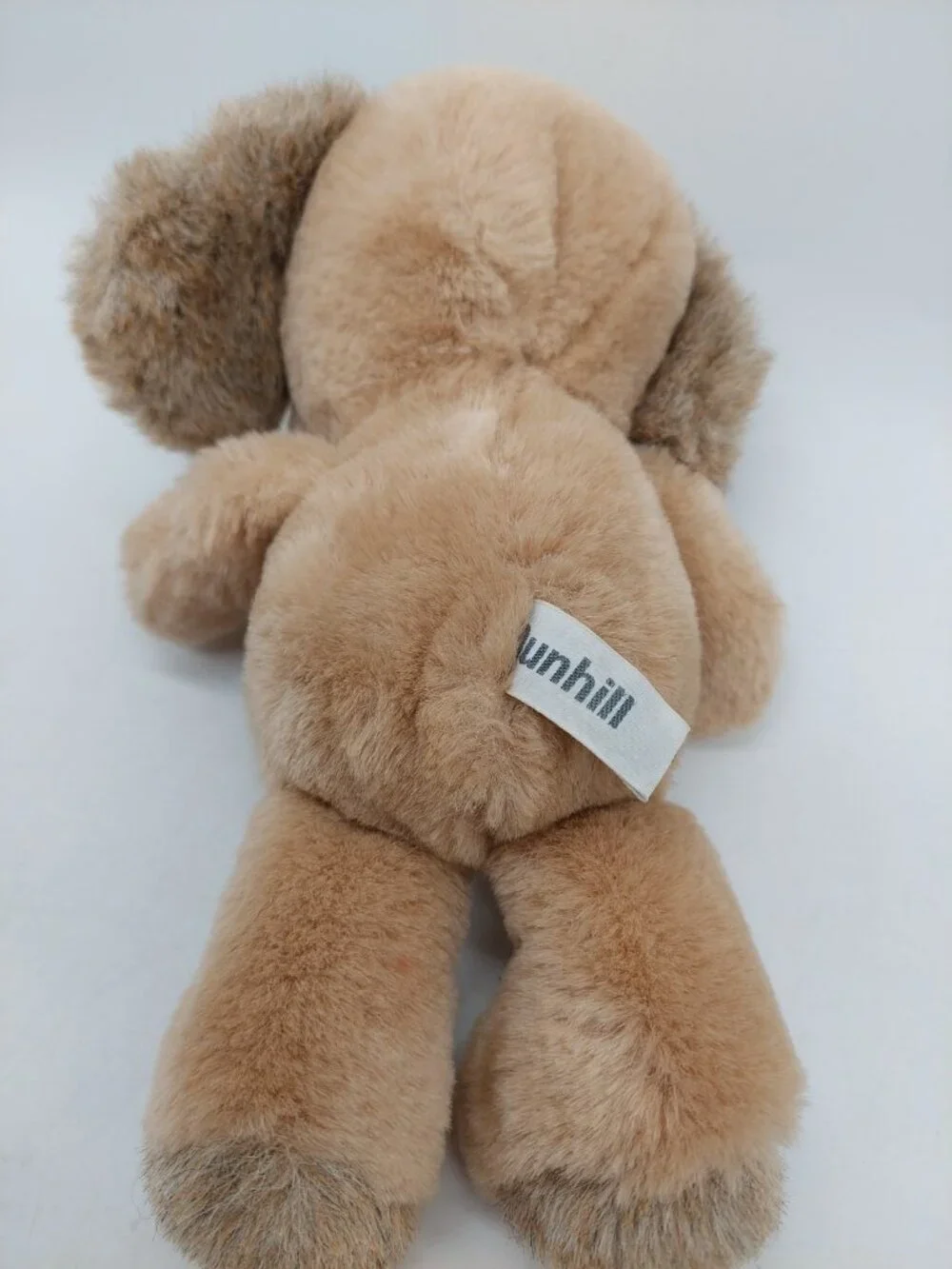 Russ Berrie Dog Puppy Plush Light Brown Dunhill Stuffed Animal 11” Vintage